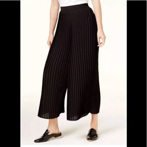 NWT Eileen Fisher Knife Pleated Wide Leg Ankle Pants Size XL